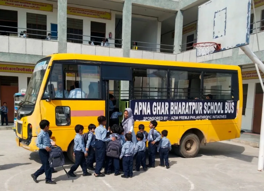 Apna Ghar School bus transport